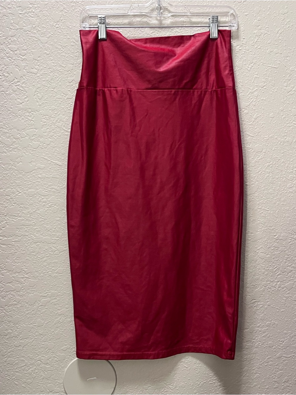 Women's Red Pencil Skirt